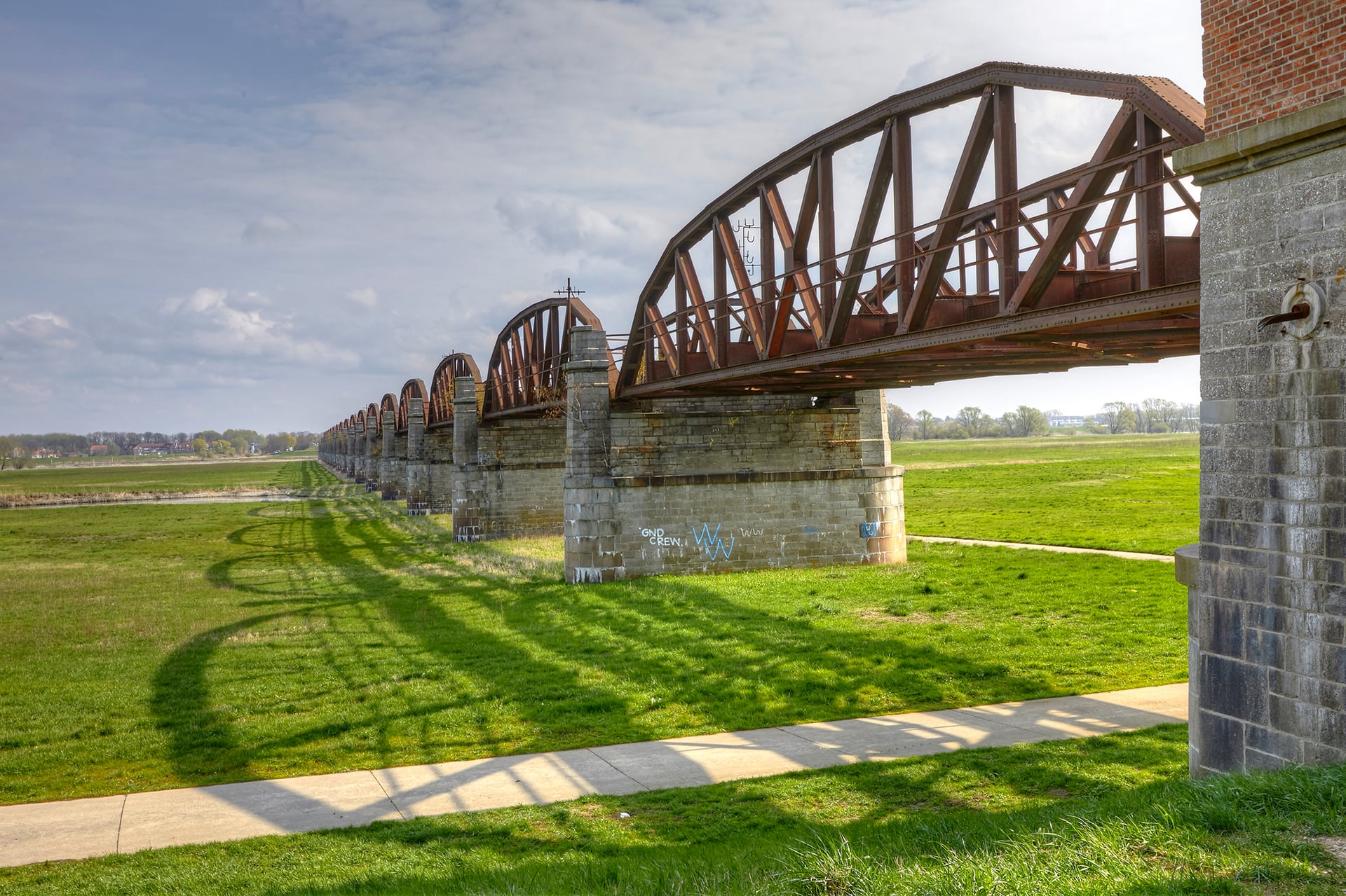 Eisenbahnbrücke Dömitz Langendorf Eisenbahnbrücke Dömitz Langendorf