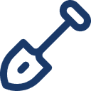 Schaubaustellen Icon Schaufel