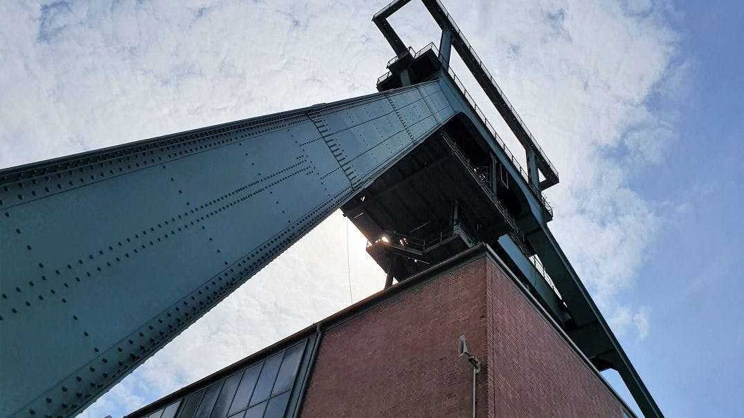 Dem Wahrzeichen ganz nah - Rundführung um den Förderturm Konrad 1