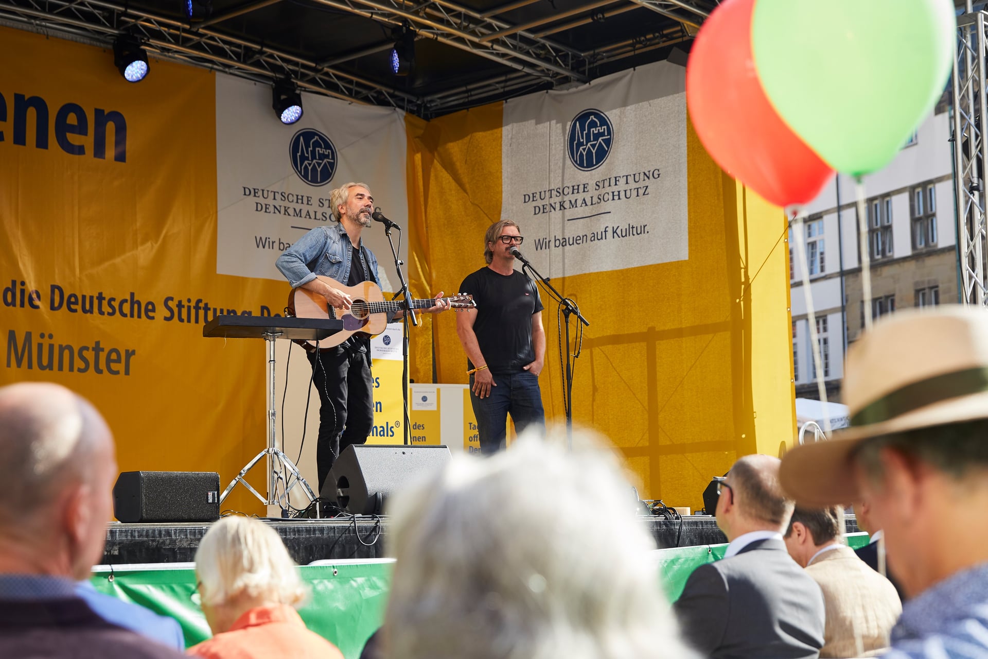 Münster Bundesweite Eröffnung Musiker