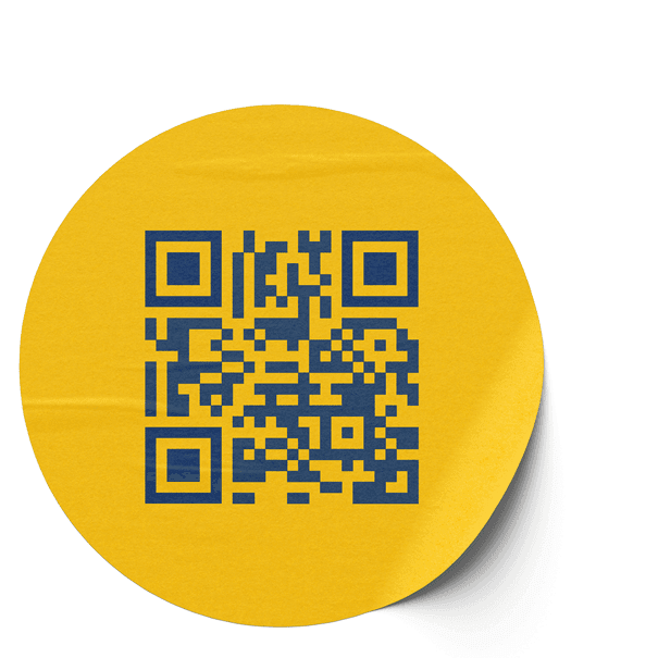 QR Code App auf Sticker Mockup (1:1 transparent linksbündig) QR Code App auf Sticker Mockup (1:1 transparent linksbündig)