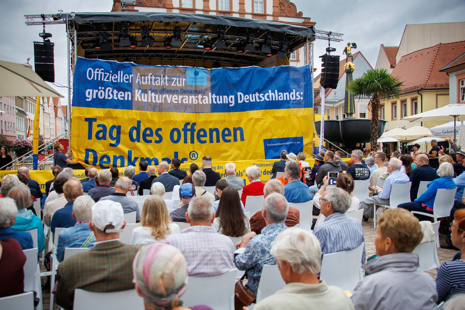 Bannerfall zur bundesweiten Eröffnung des Tags des offenen Denkmals 2024 Bannerfall zur bundesweiten Eröffnung des Tags des offenen Denkmals 2024