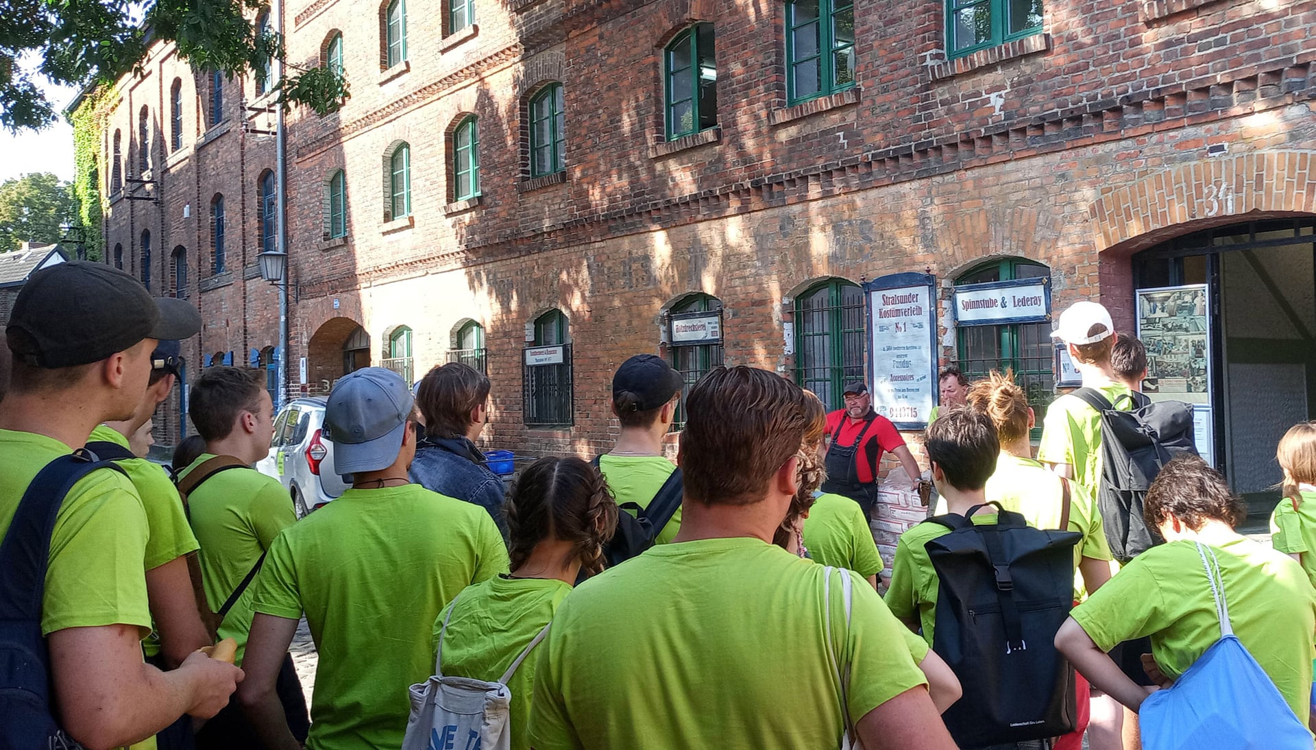 Stralsund (MV) Denkmalbaustelle der Jugendbauhütte Stralsund Stralsund (MV) Denkmalbaustelle der Jugendbauhütte Stralsund