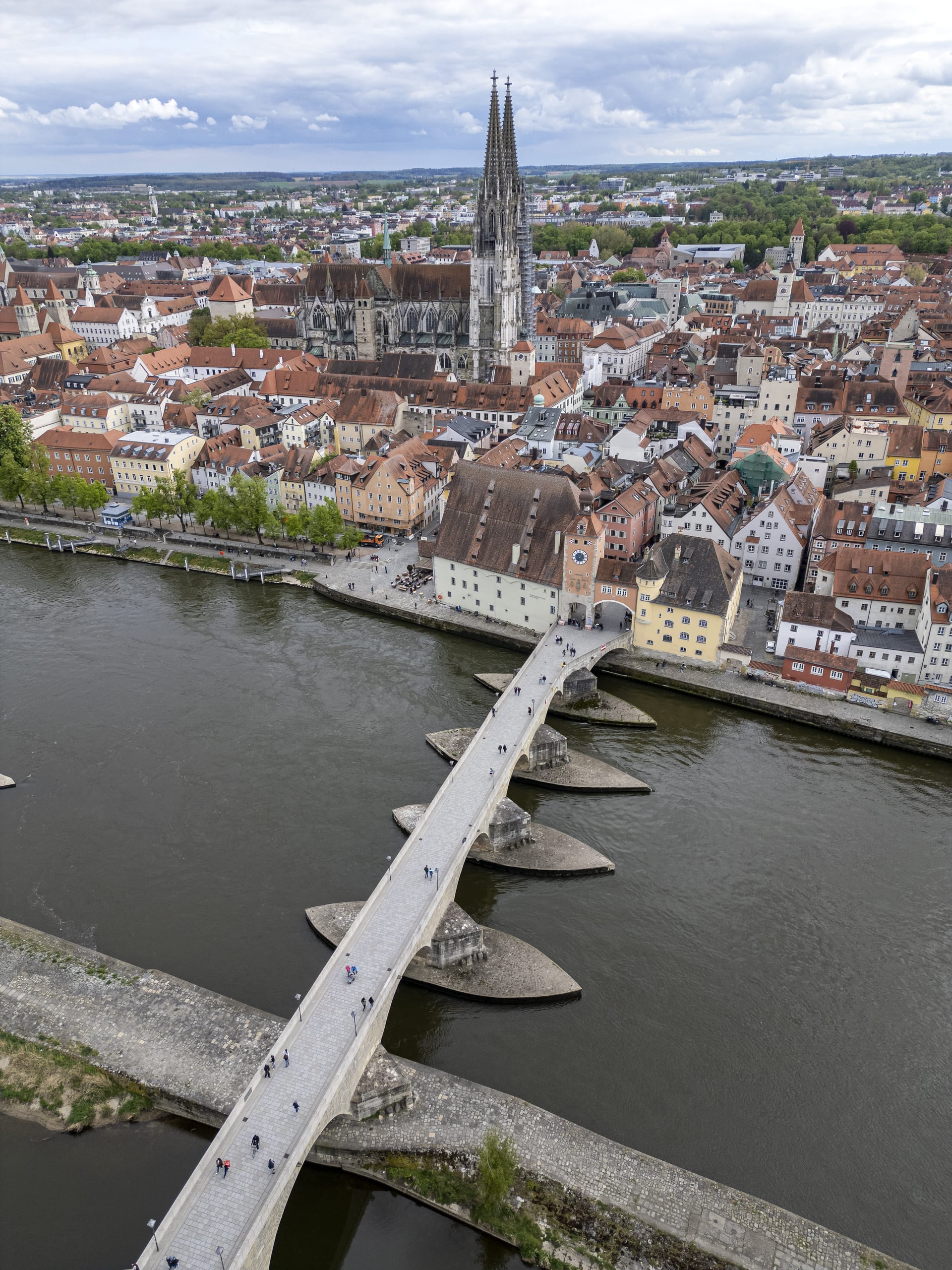 Steinerne Brücke in Regensburg Steinerne Brücke in Regensburg